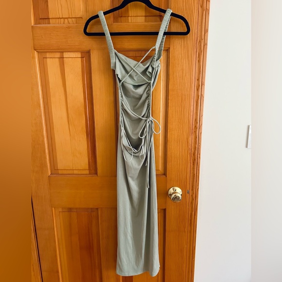 Princess Polly Lainey Midi Dress in Sage - Picture 5 of 7